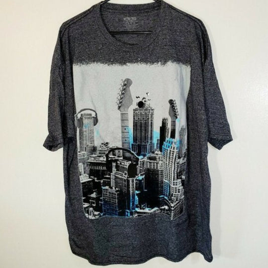 CAMISETA METRO TEES GUITARS CITY